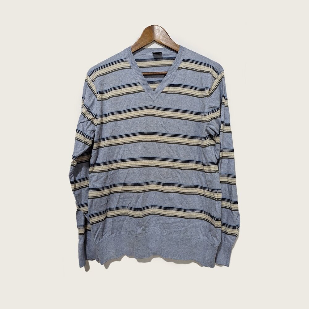 PS PAUL SMITH - Striped v-neck sweater - Sz S